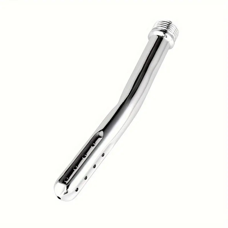 Metal Handheld Showerhead Enema Douche 17-Hole Water Flow Floor Mount