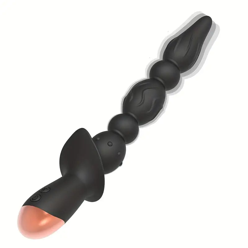Vibrating Prostate Massager With 10 Modes Silicone Anal Vibrator