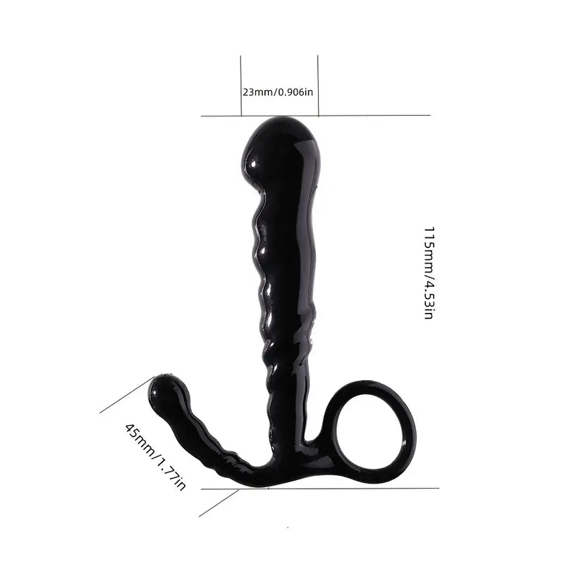 TPE Pull Bead Anal Plug Solid Color Female Sex Anal Plug For Dry Clean