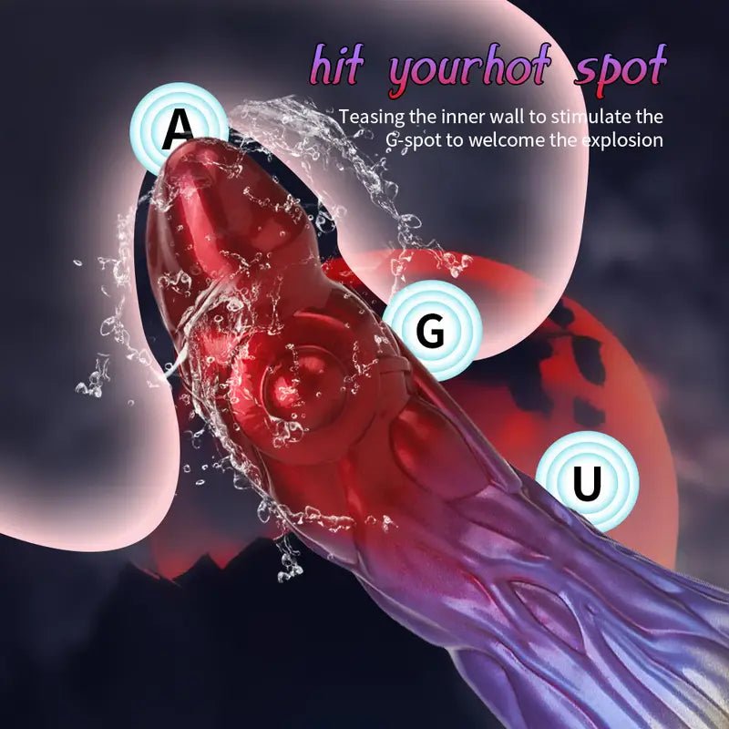 7.99in 9.05in Monster Silicone Animal Soft Fantasy Dildo For Female Male