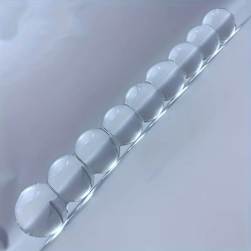 Crystal 9 Beads Glass Ball Rear Yard Pulling Beads Anal Plug Sex Toy