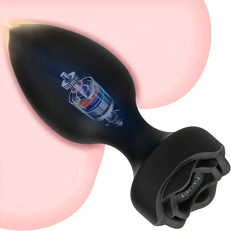 Posterior Vibrating Remote Control Anal Plug For Adult G-spot Sex Toy