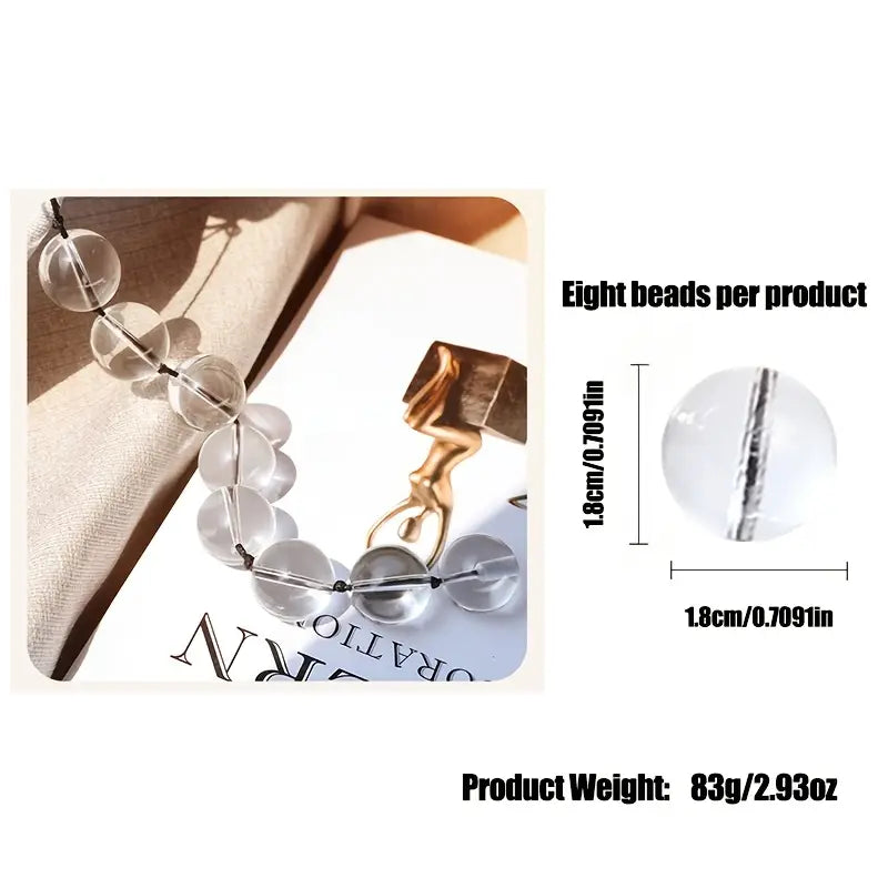 Erotic Glass Anal Beads Vaginal Balls Butt Plug Toy BDSM Massage Butt Plug