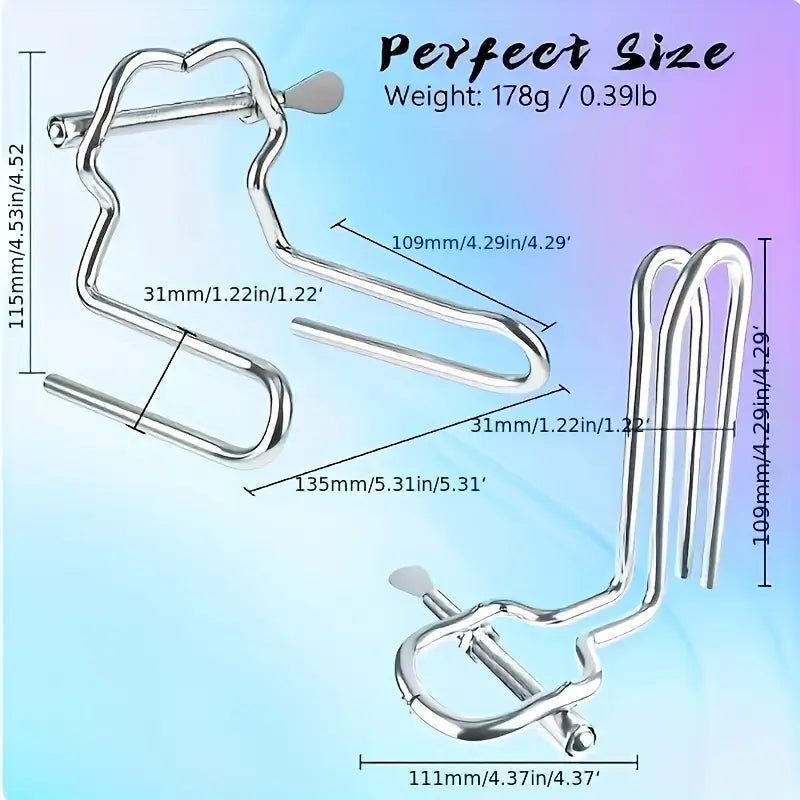 Anal Dilator Vaginal Dilator Personal Wand Massager Metal Anal Plug