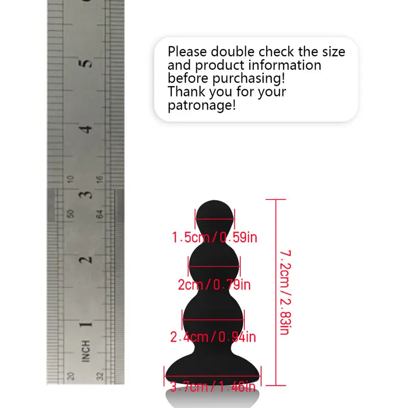 Silicone Anal Plug Prostate Massage Anal Dilator For Men Women