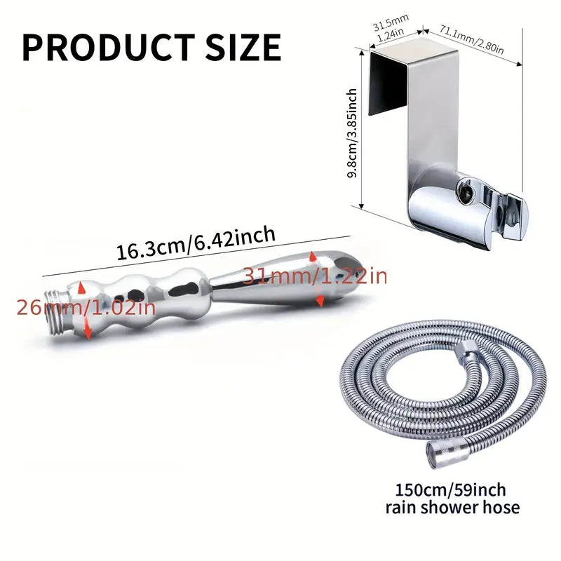 59inch Hose Shower Douche Enema Kit Deep Cleaning System With Regulator