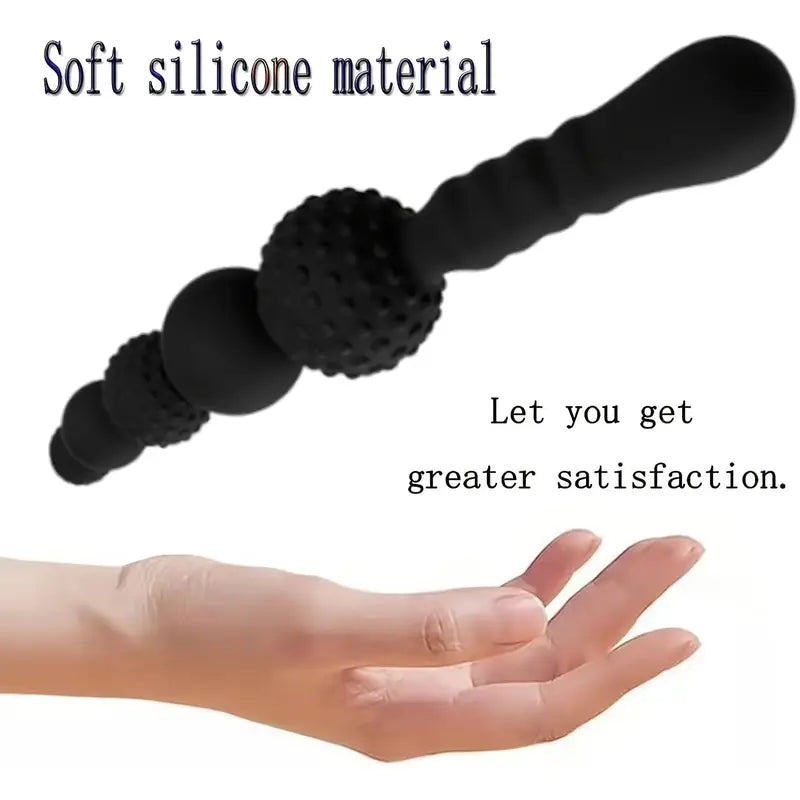 Silicone Anal Plug G-Spot Stimulator Anal Beads Prostate Massage Butt Plug