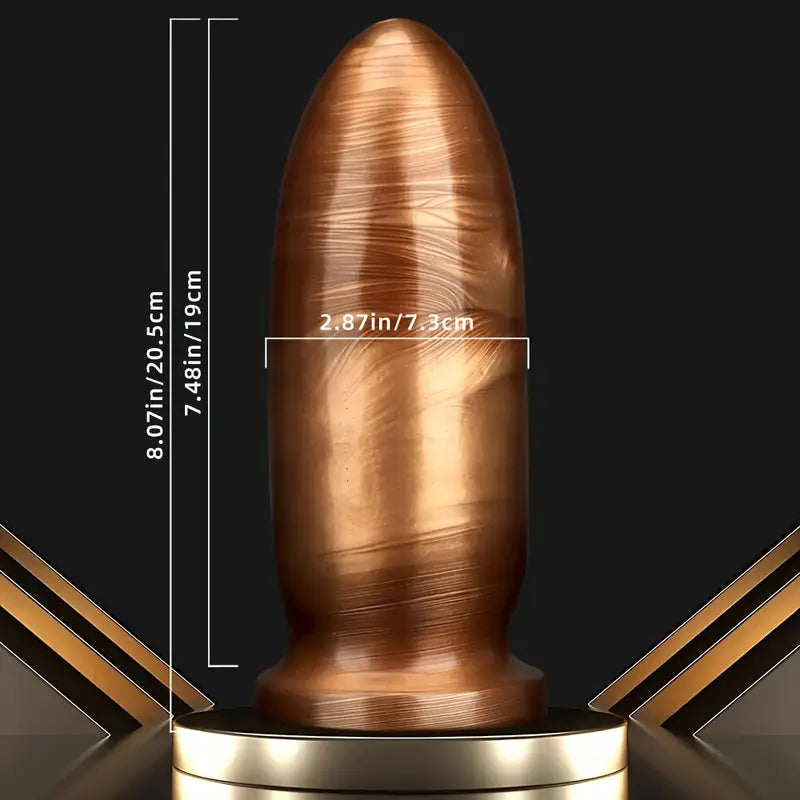 Soft PVC Anal Plug Comfortable Heavy-Duty Butt Plug For Men Women