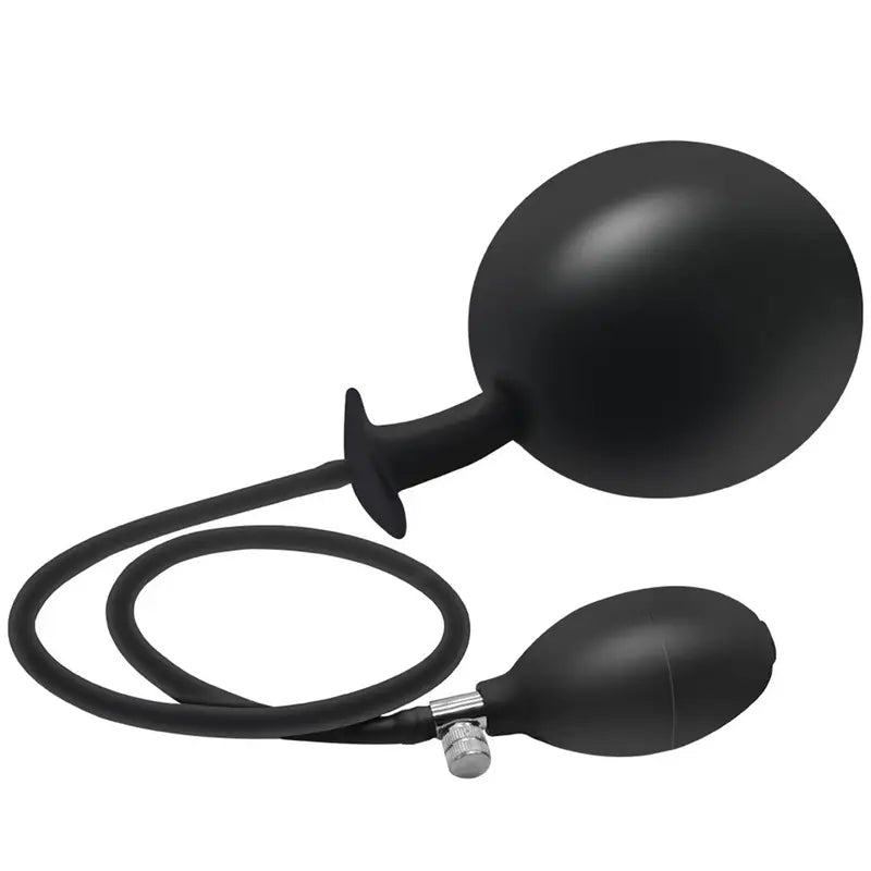 Inflatable Anal Plug Lotus Shaped Silicone Butt Plug Adult Toy For Women