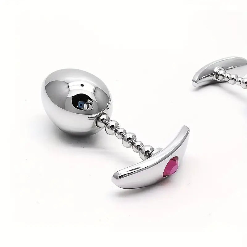 Metal BDSM Stainless Steel Butt Plug Chastity Anal Expansion Tool