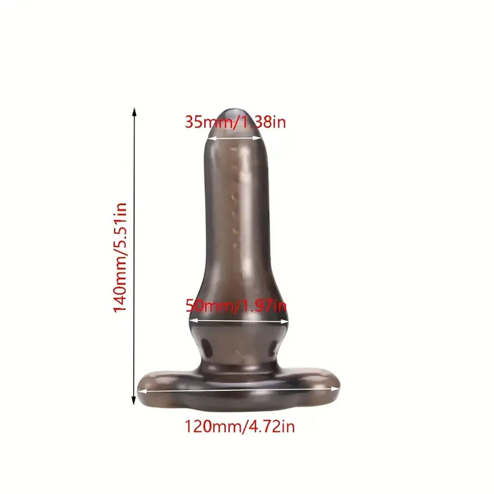 Silicone Anal Plug Hollow Multifunctional Transparent For Females