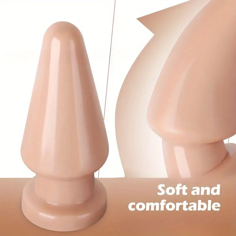 Elegant PVC Rectal Butt Plug Comfortable Gloss Finish Anal Stretcher