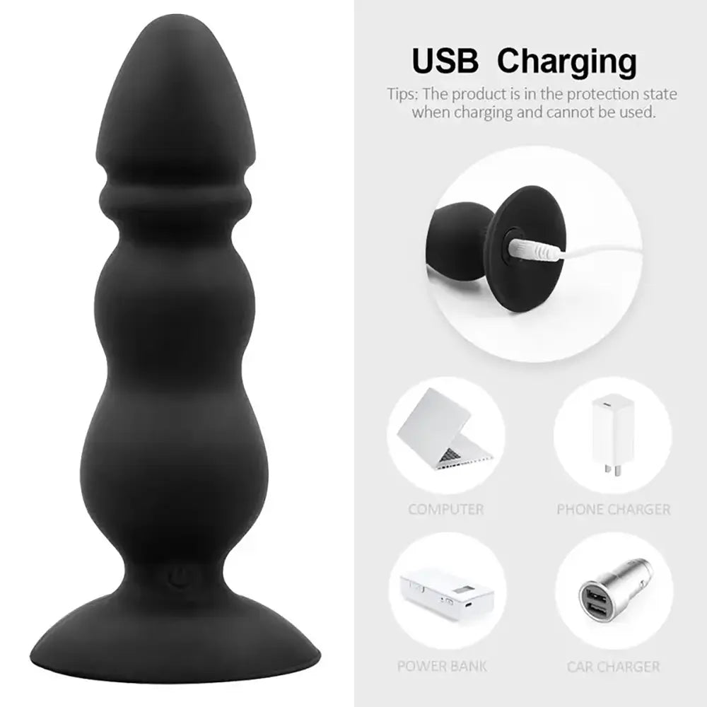 Vibrating Anal Plug 9 Frequency Vibrating Anal Plug Anal Sex Toy