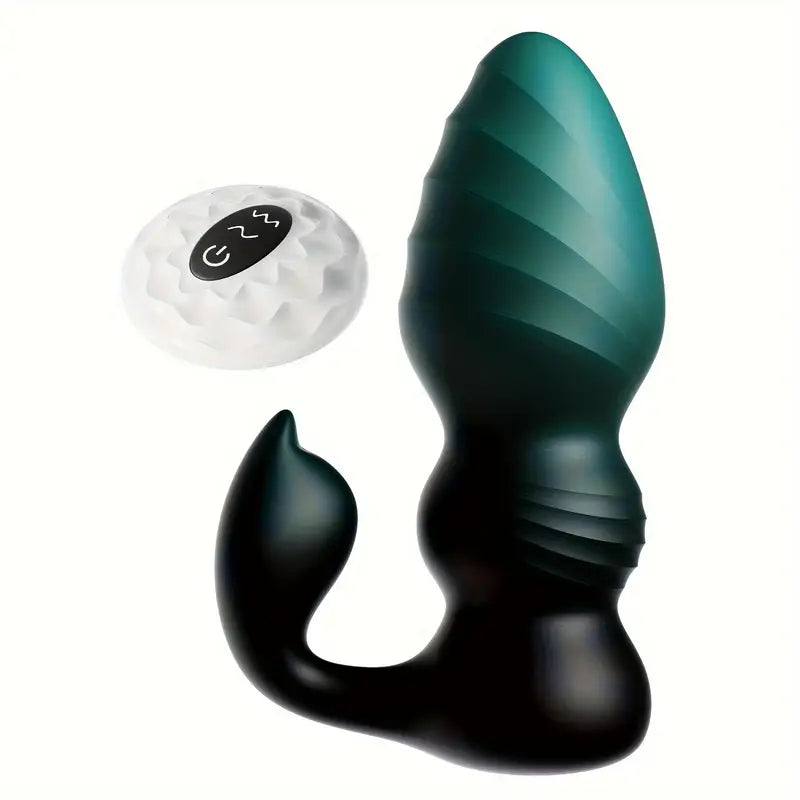 Dual Vibration Motor 7 Frequency Double Earthquake Anal Butt Plug