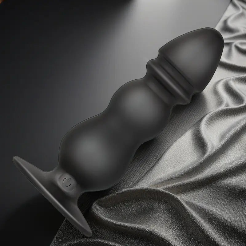 Unisex Anal Plug With Inflation Controller Inflatable Silicone Anal Plug