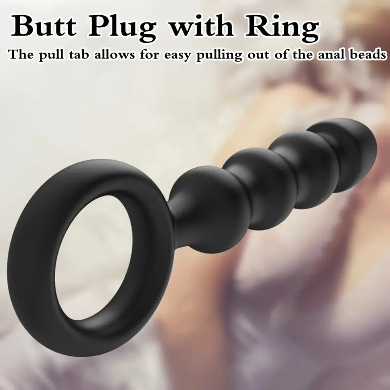 Heavy Flavor Silicone Anal Beads Anal Dilator Adult Sex Toy For Women