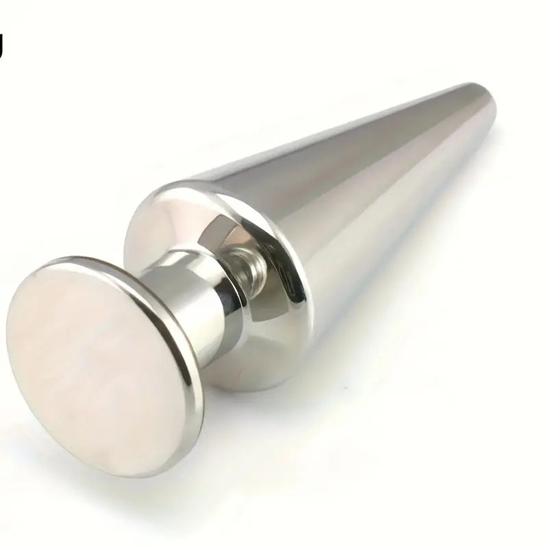 Solid Stainless Steel Unisex Butt Plug Metal Anus Suppository BDSM Fetish
