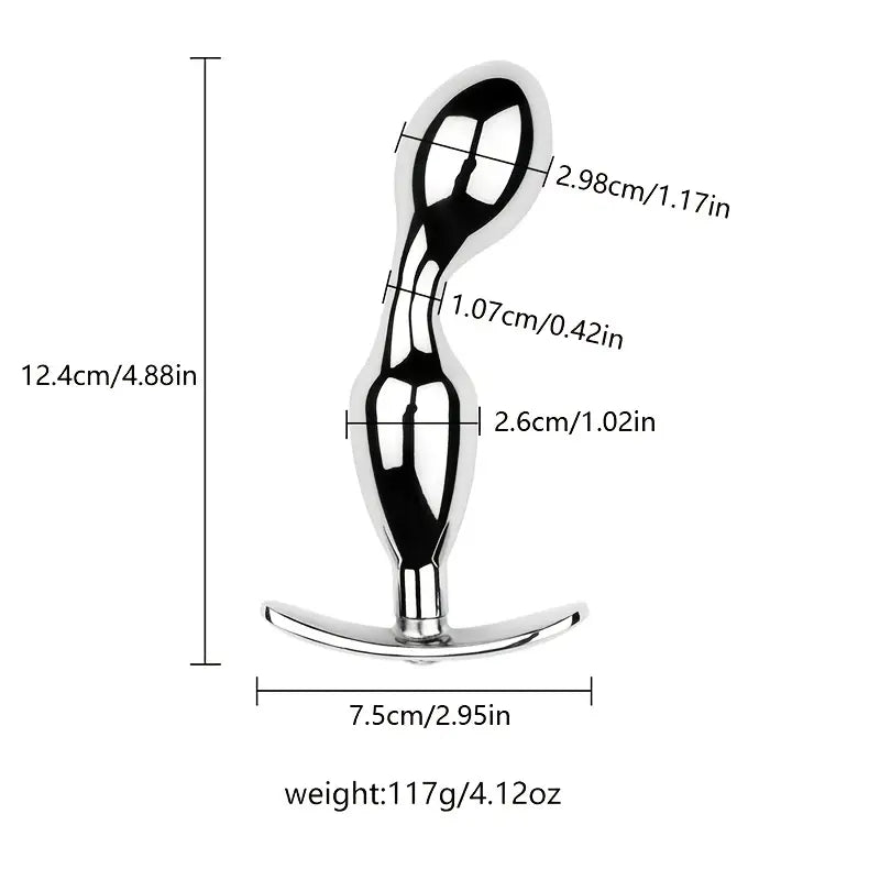Metal Butt Plug G-spot Dilation Anal Plug BDSM Adult Anal Sex Toy