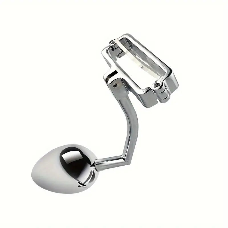 SM Metal Butt Plug Adult Sex Toy For Male Use With Cock Ring For Use
