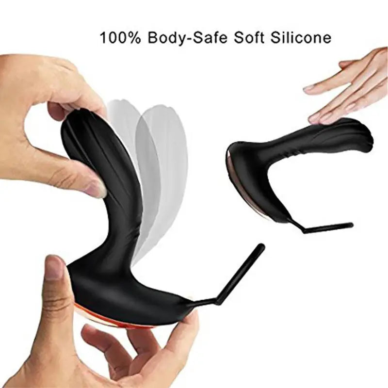 Thrusting Vibrating Butt Plug Anal Vibrator Remote Sex Toy Prostate Massager