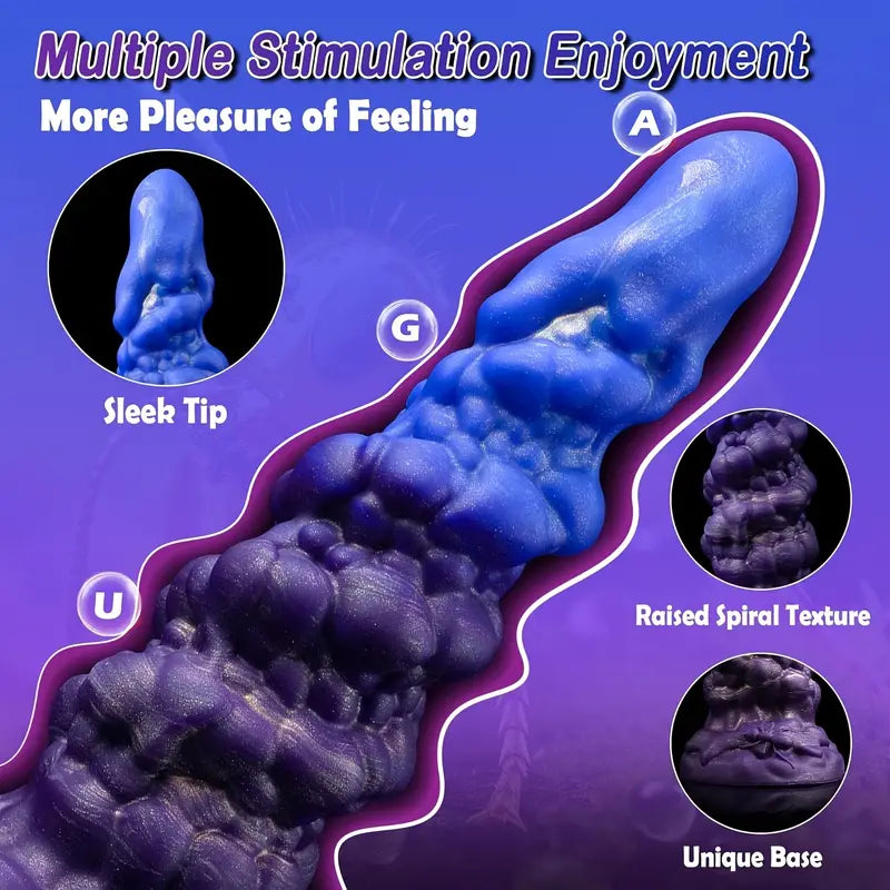 Spiral Soft Anal Plug Super Suction G-spot Stimulation Anal Expander