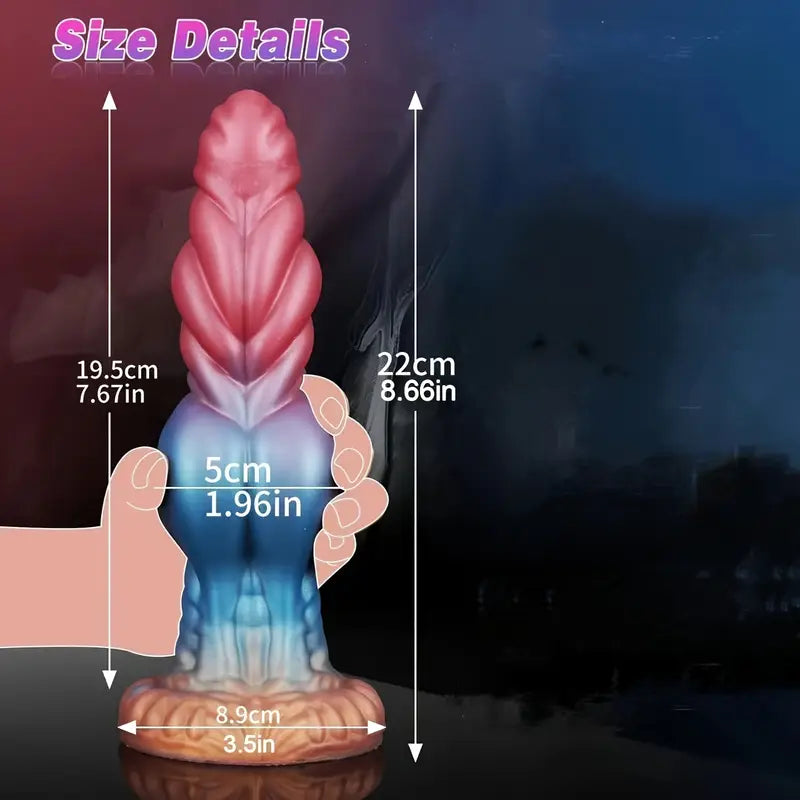 Liquid Silicone Anal Plug Elastic Knot Butt Plug Prostate Massage Trainer