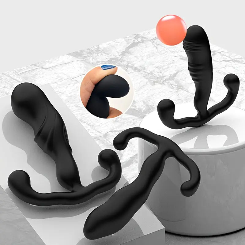 Spiral Anal Silicone Plug Anal Dildo Butt Plug Men Prostate Massager