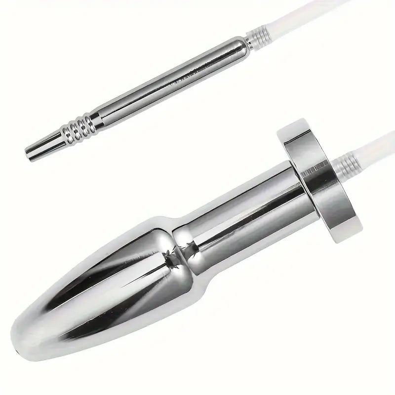 Metal Urethral Dilator Urethra Stimulation With Anal Plug Sex Adult Toy
