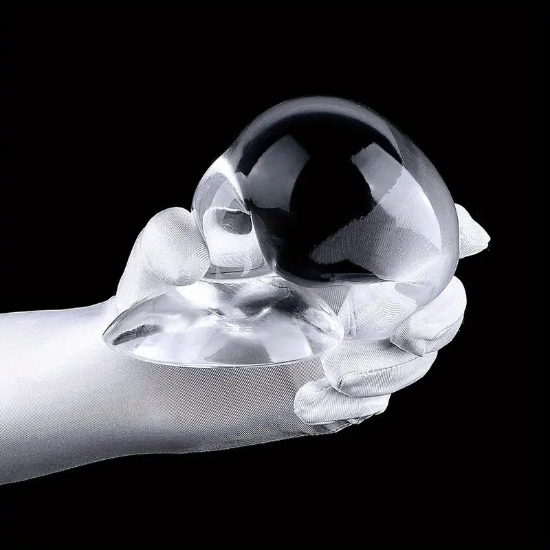 Big Mac Anal Plug Anal Plug High Transparent Crystal Beads Anal Plug