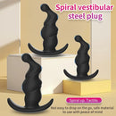 3pcs Unisex Soft Silicone Anchor Shaped Comfy Erogenous Anal Plugs