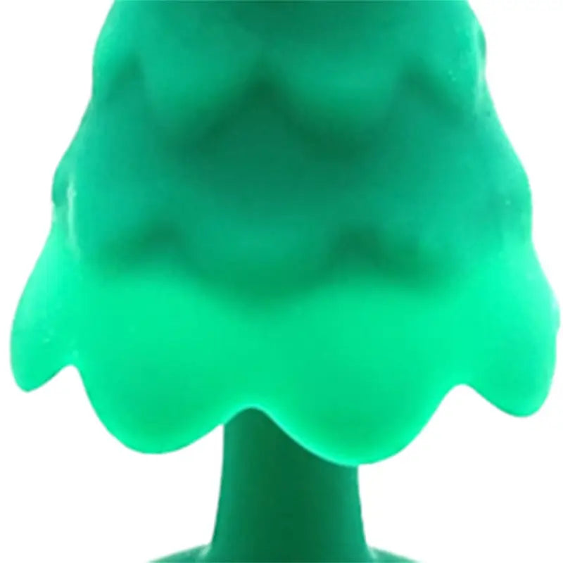 Anal Plug Christmas Tree Shape Anal Butt Plug Dildo with Suction Cup
