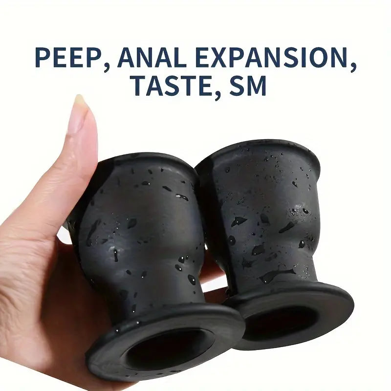 Unisex Soft Silicone Anal Plug Toy Anus Dilator For Stimulation Massager