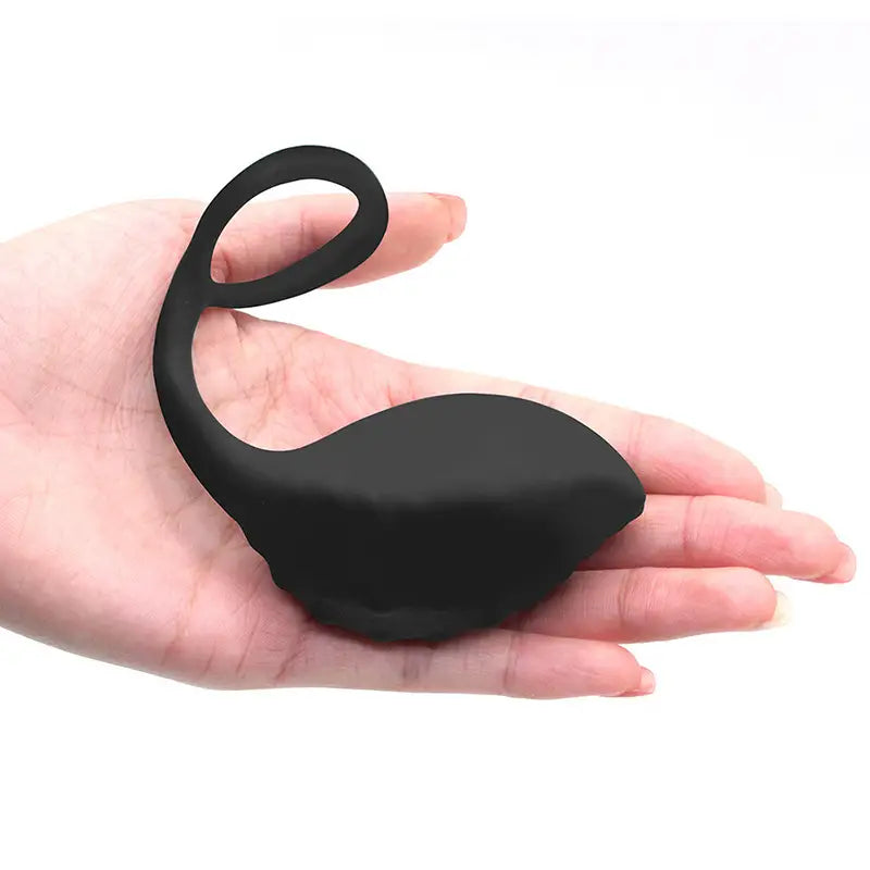 Black Silicone Lock Ring For Men Prostate Perineum Stimulation Massage