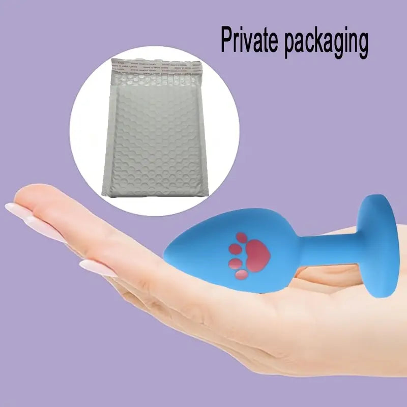 New Cute Cat Paw Texture Anal Plug Sex With Masonry Adult Sex Toy