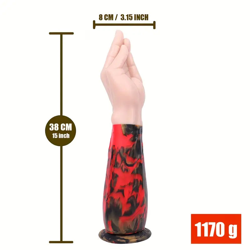 Giant Fist-Shaped Silicone Anal Plug Soft Realistic Arm Design Anal Toy