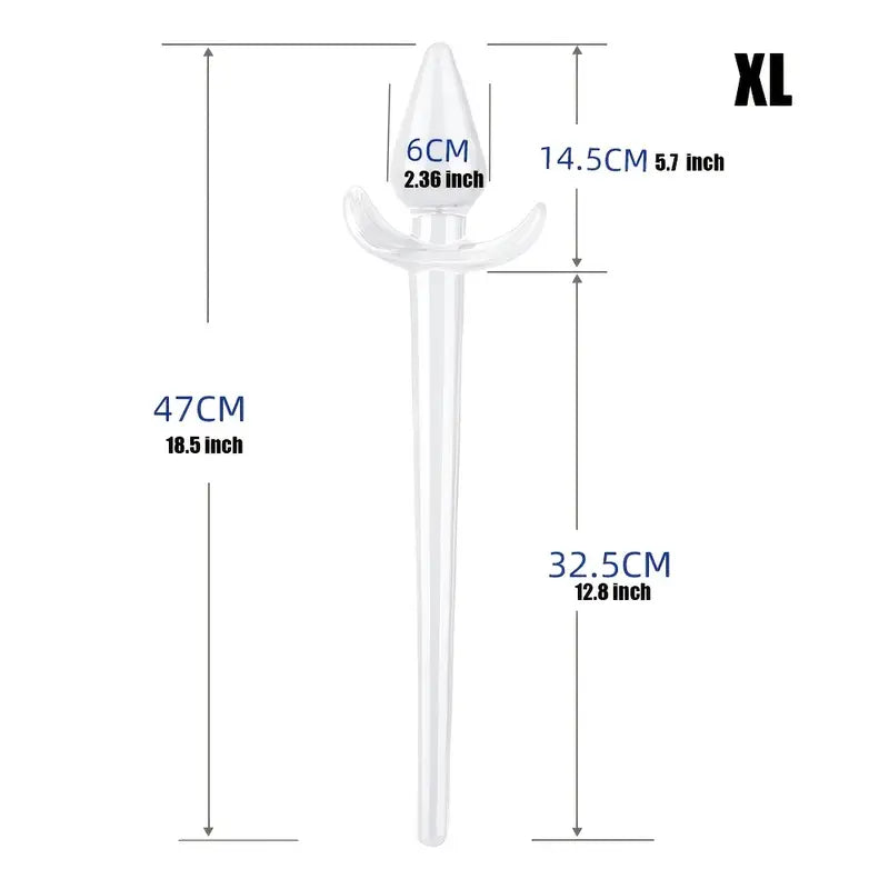 SM Anal Plug Sex Toy Anal Plug Double Head Extra Large Anal Dilator