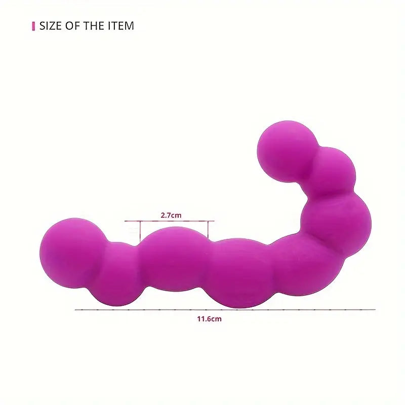 Anal Beads Butt Plug Curved Shaped Anal Stretcher Prostate Massager