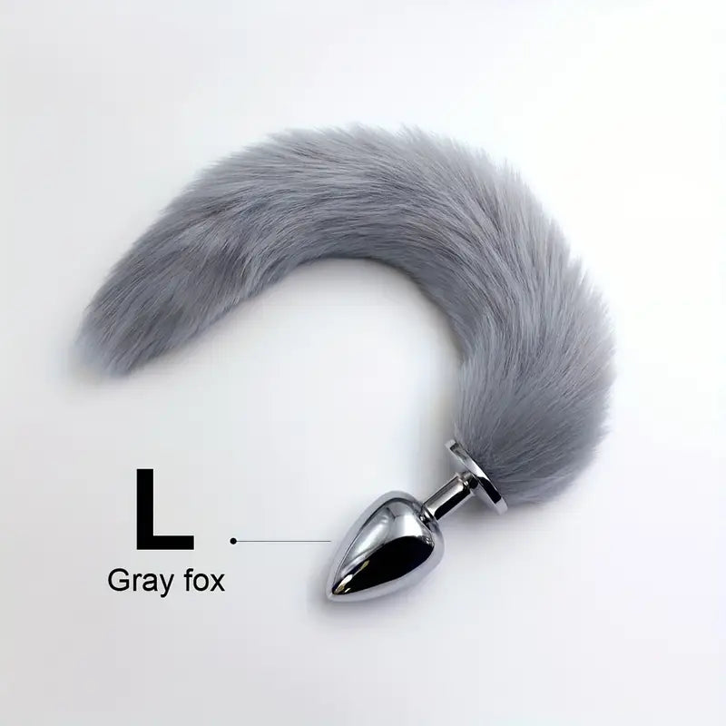 BDSM Five Sizes Dog Tail Anal Plug Animal Tail For Role-playing Sex Games