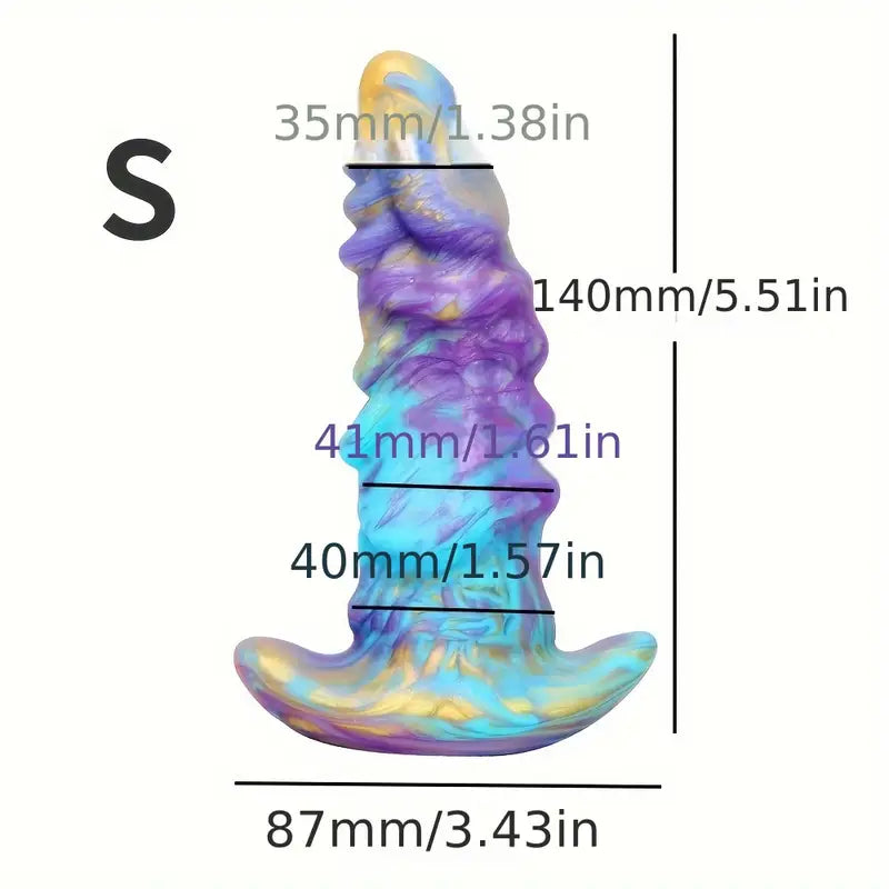 Silicone Soft Skin Feeling Manual Massage Wearable Anal Plug Dildo