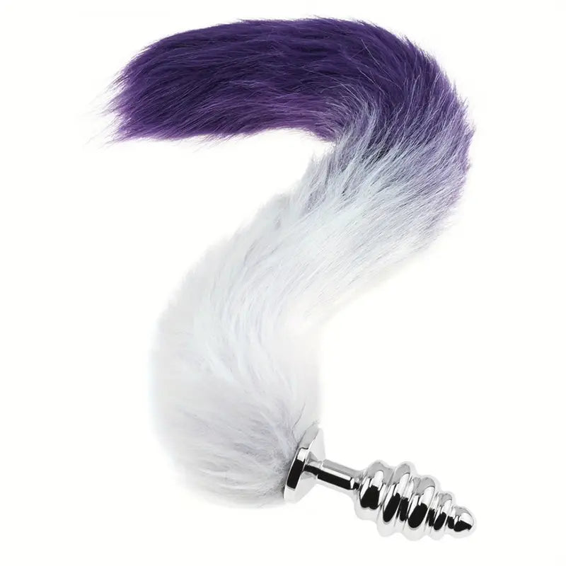 Smooth Long Fox Tail Flirting Animal Tail Butt Plug Women Men SM Role Play
