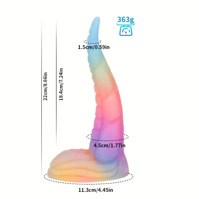 Multi-size Rear Court Plug Small Octopus Monster Deep Anal Plug