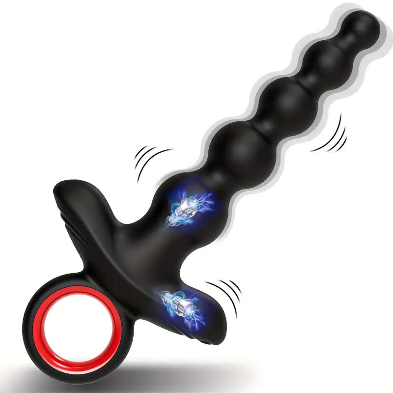 Vibrating Anal Butt Plug Anal Beads With 9 Vibrations Sex Toy For Women