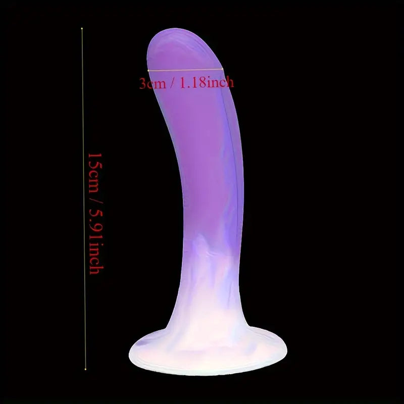 Carrot Head Liquid Silicone Anal Plug Toy Masturbator For Men Women