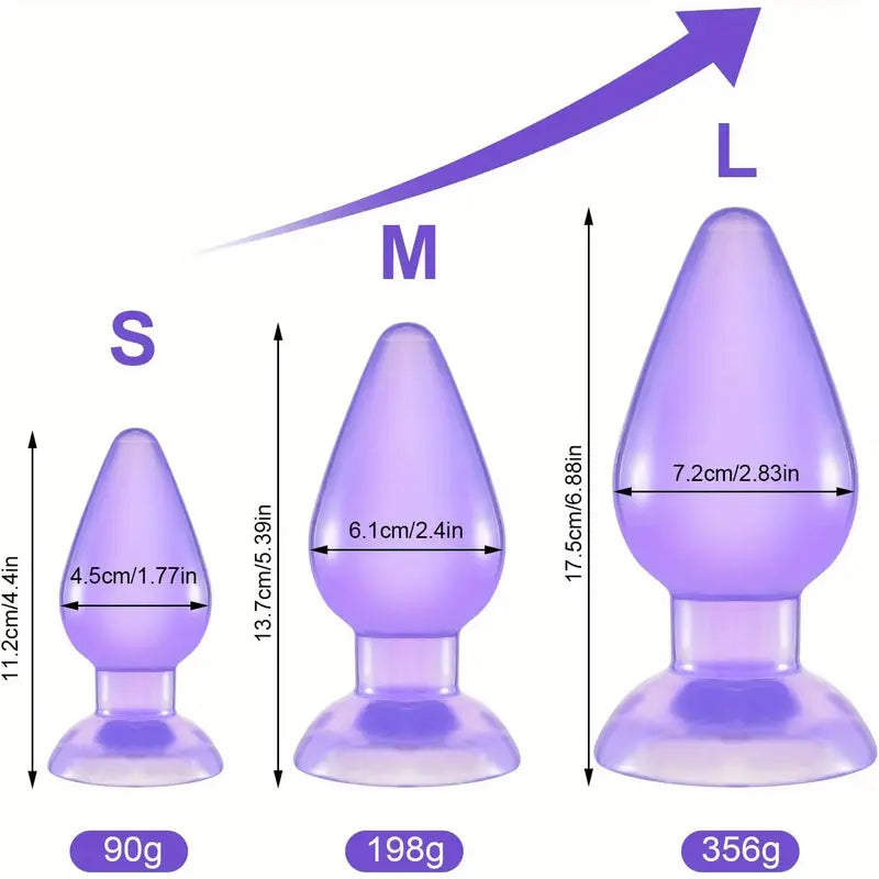 TPE Material Butt Plug Toy For Adults SM Sexy Play Male Butt Plug