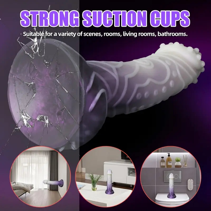 Alien Silicone Monster Dildo With Raised Points Non-Electric Intimate Toy