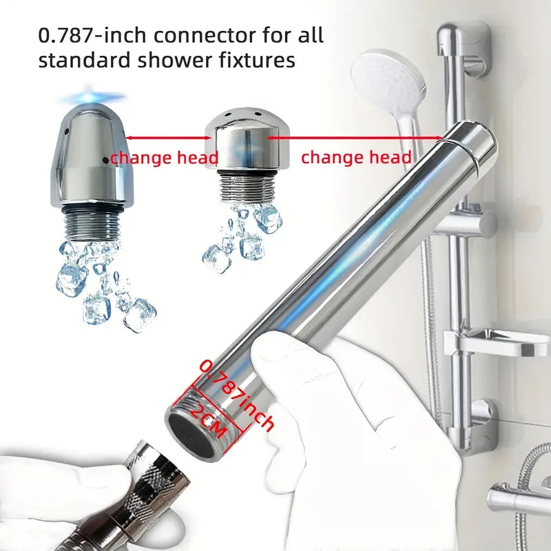 Portable 3-in-1 Aluminum Enema Shower Kit Handheld Cleaner Colon Flushing