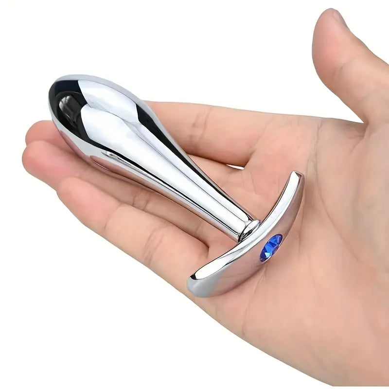 Metal Butt Plug Single Ball Butt Plug Anchor Type T-Shaped Base Base