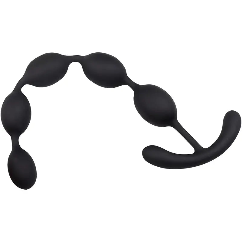 Silicone Anal Beads Butt Plug Flexible Anal Trainer Anal Chain With 5 Balls