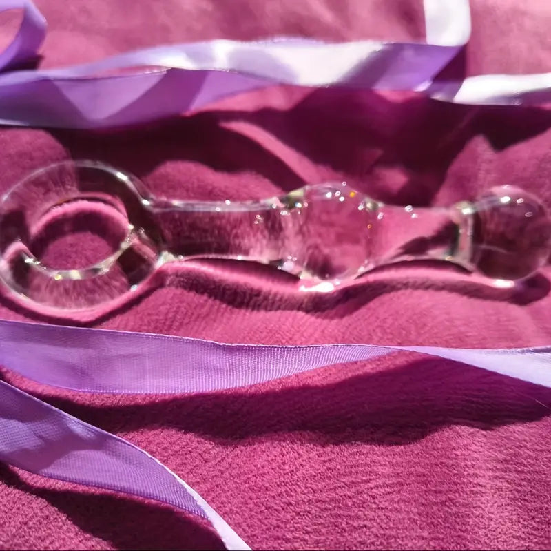 Anal Expander Butt Plug Transparent Crystal Glass Anal Plug For Couple