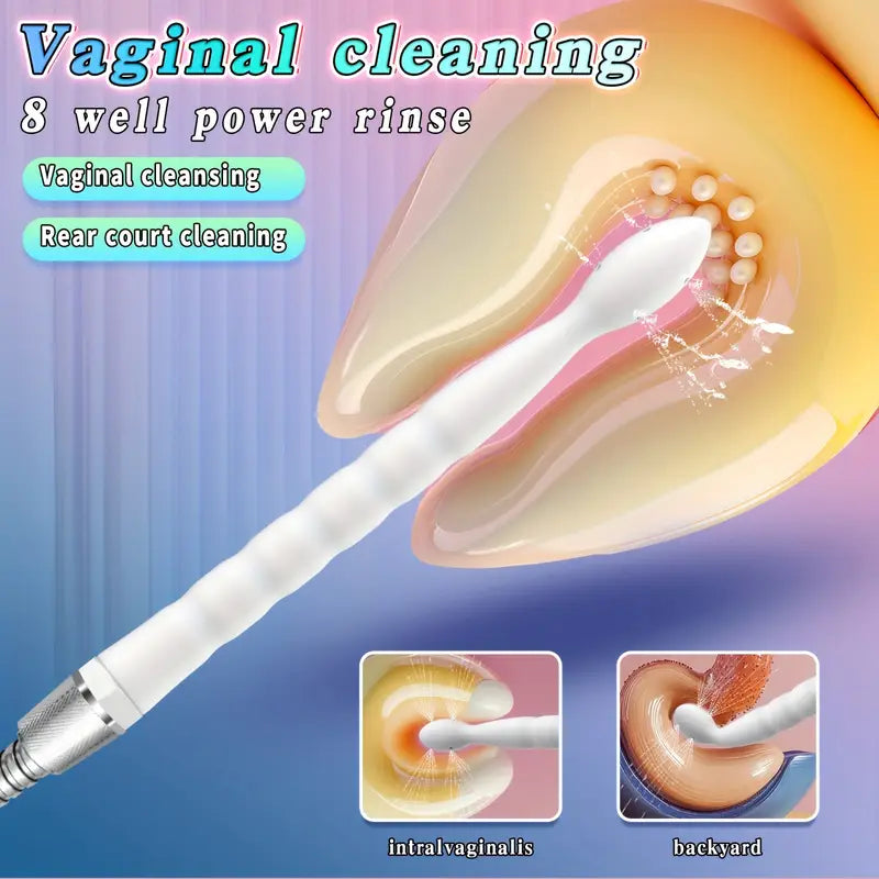 Home Use Vaginal Anal Douche Hot & Cold Water Private Parts Washer